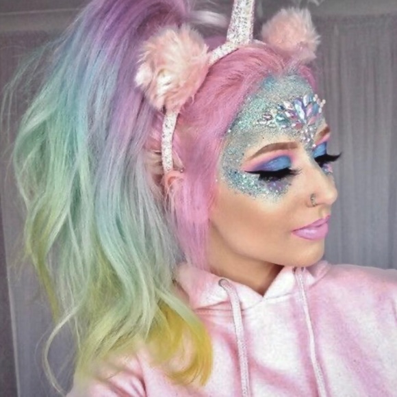 22” RAINBOW UNICORN BODY WAVY LACE FRONT *NEW*